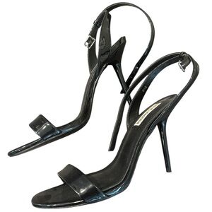 Steve Madden Black Strappy Sandal Heels 8.5